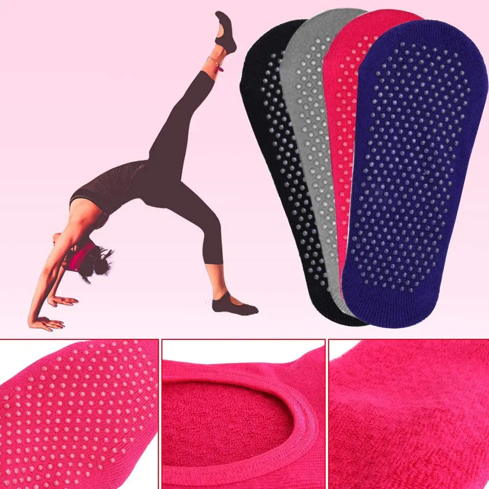 Meia Pilates Antiderrapante Estilo Bailarina