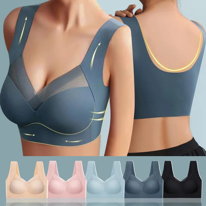Top Esportivo Push up Costas Abertas