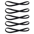 Kit 5 Faixas De Cabelo Esportivas Antiderrapantes