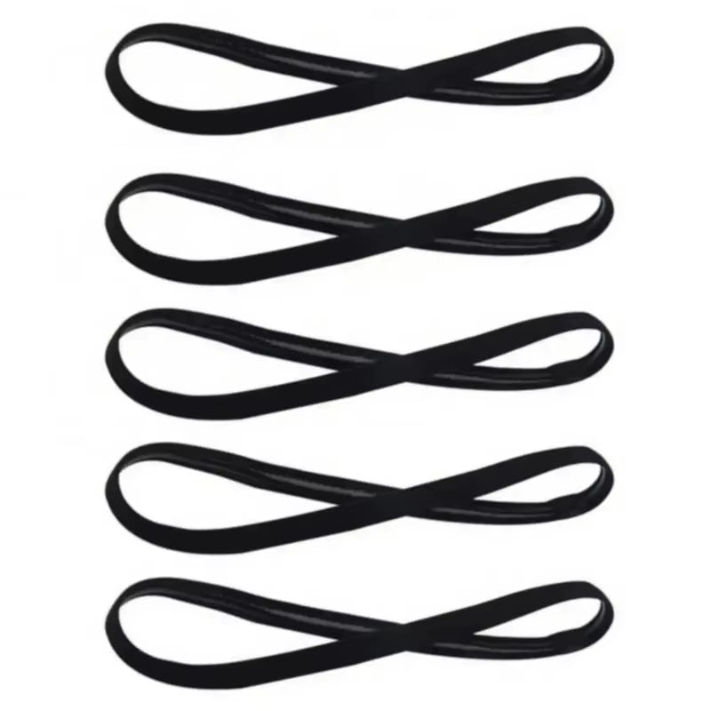 Kit 5 Faixas De Cabelo Esportivas Antiderrapantes