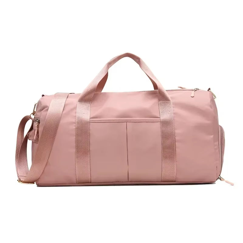 Bolsa De Academia Impermeável Com Porta-Tapete E Compartimento Para Tênis