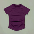 Sports Short Sleeve Top Women Gym Yoga Top Workout Clothes Sports T Shirt Fitness Activewear Running Tight Tops