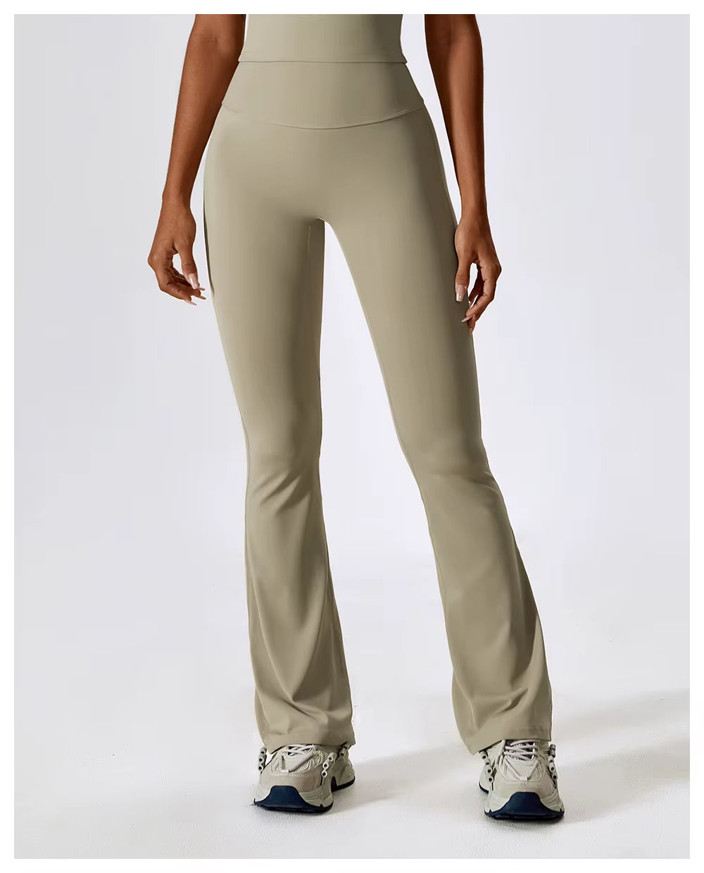 Legging Flare Cintura Alta Boca De Sino