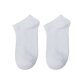 5Pairs Women Socks Breathable Sports Socks Solid Color Boat Socks Comfortable Soft Cotton Unisex Ankle Socks White Black