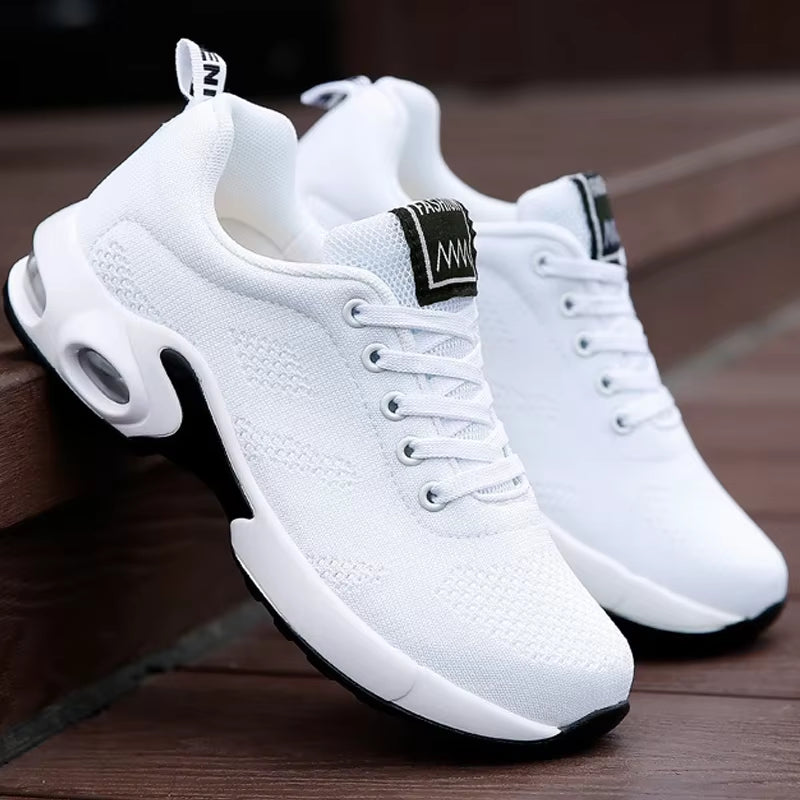 Tênis Feminino Plataforma Chunky Respirável