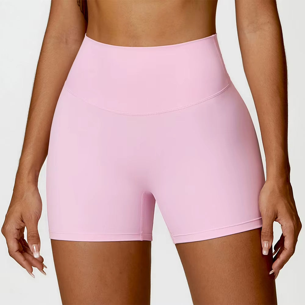 Short Fitness Empina Bumbum Cintura Alta Scrunch