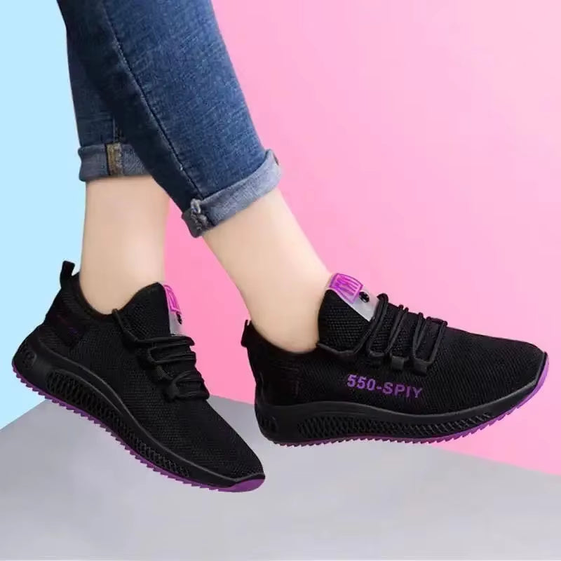 Tênis Feminino para Caminhada e Jogging Air Mesh