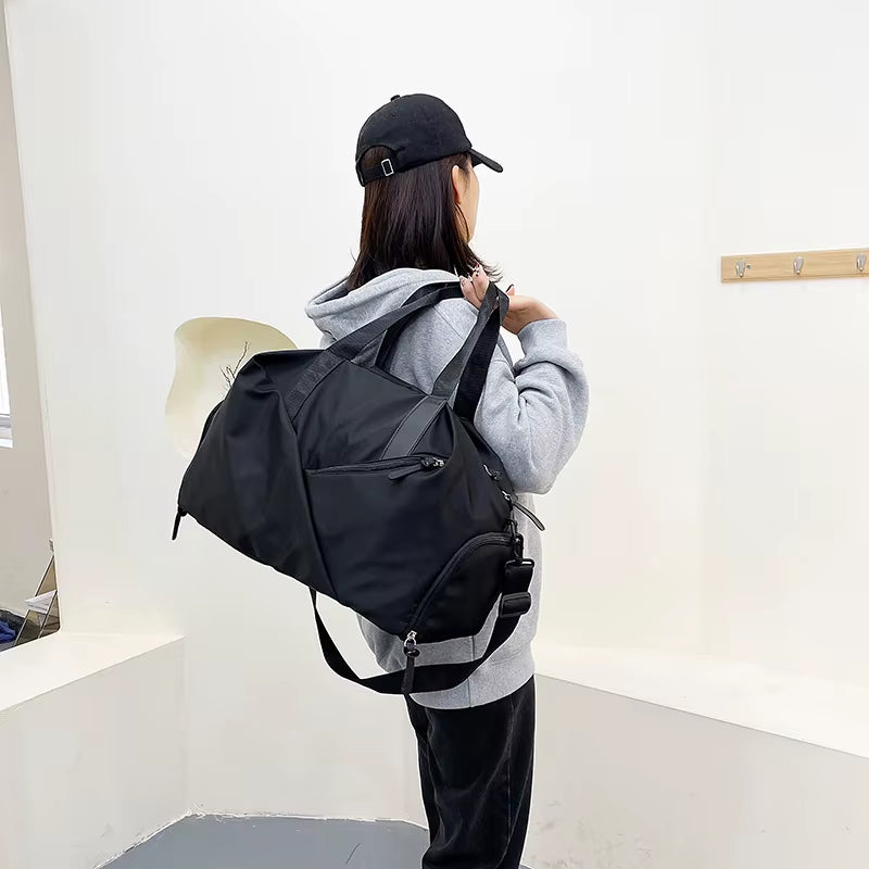 Bolsa Fitness Feminina Multifunção Com Separação Seco E Molhado