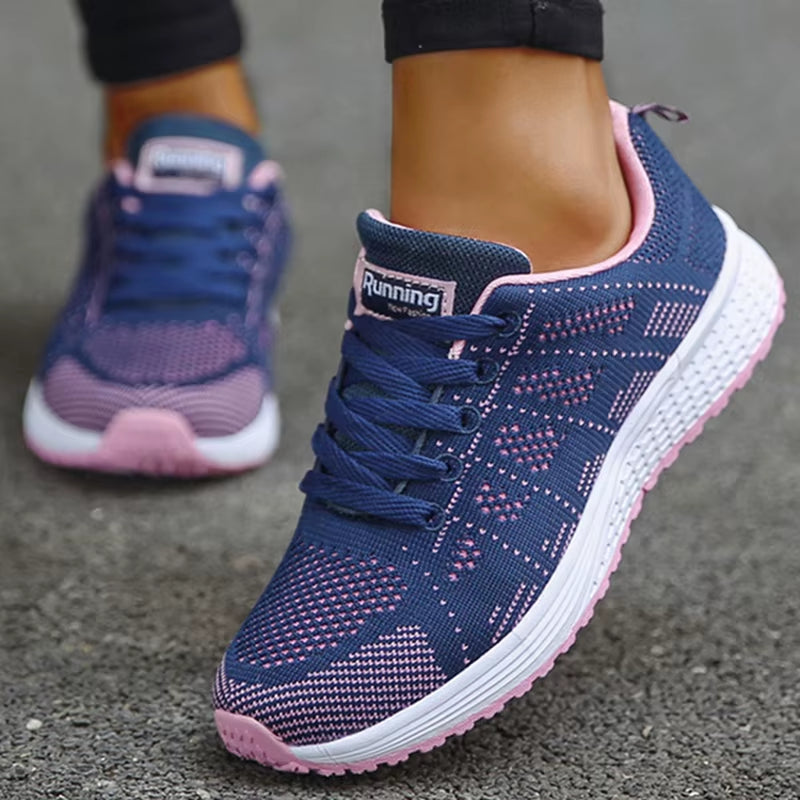 Tênis Feminino Casual Air Mesh Respirável