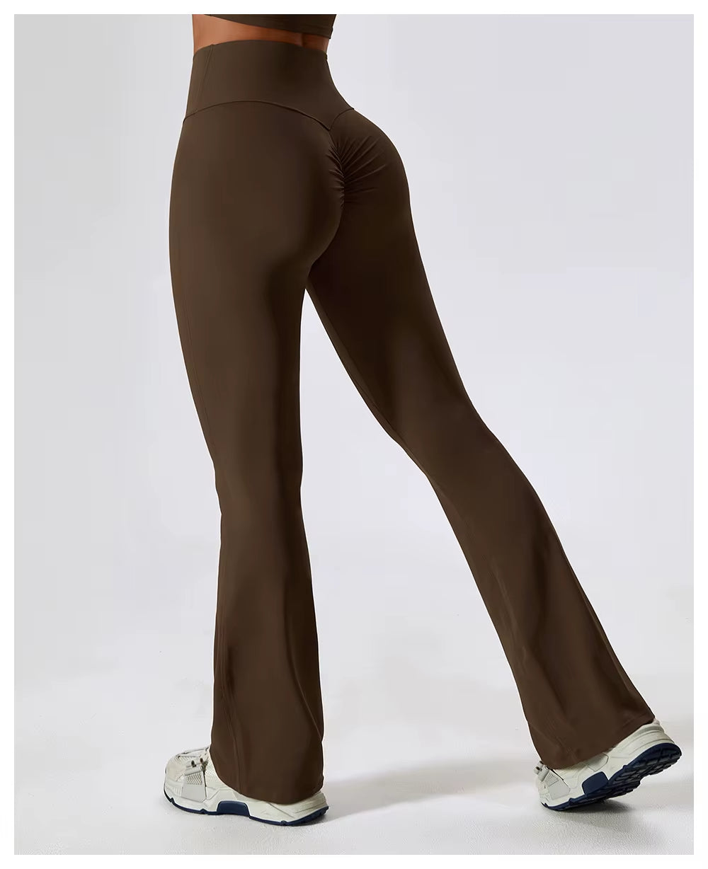 Legging Flare Cintura Alta Boca De Sino
