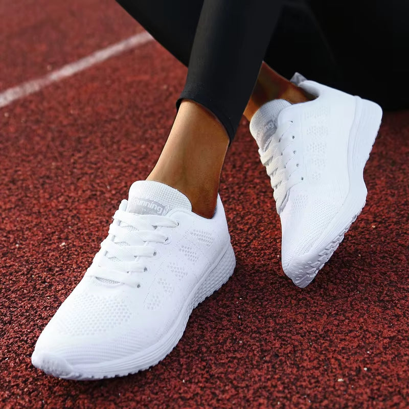 Tênis Feminino Casual Air Mesh Respirável