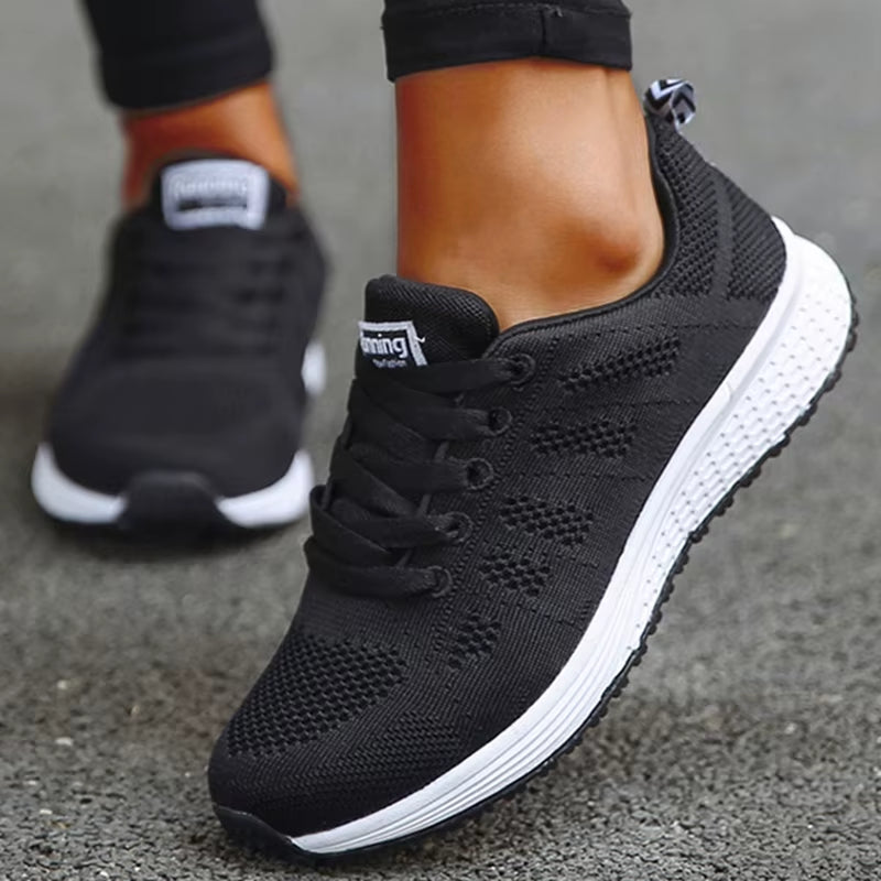 Tênis Feminino Casual Air Mesh Respirável