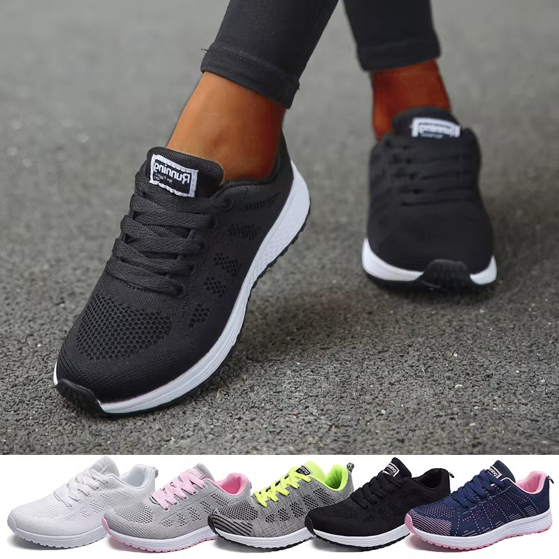 Tênis Feminino Casual Air Mesh Respirável