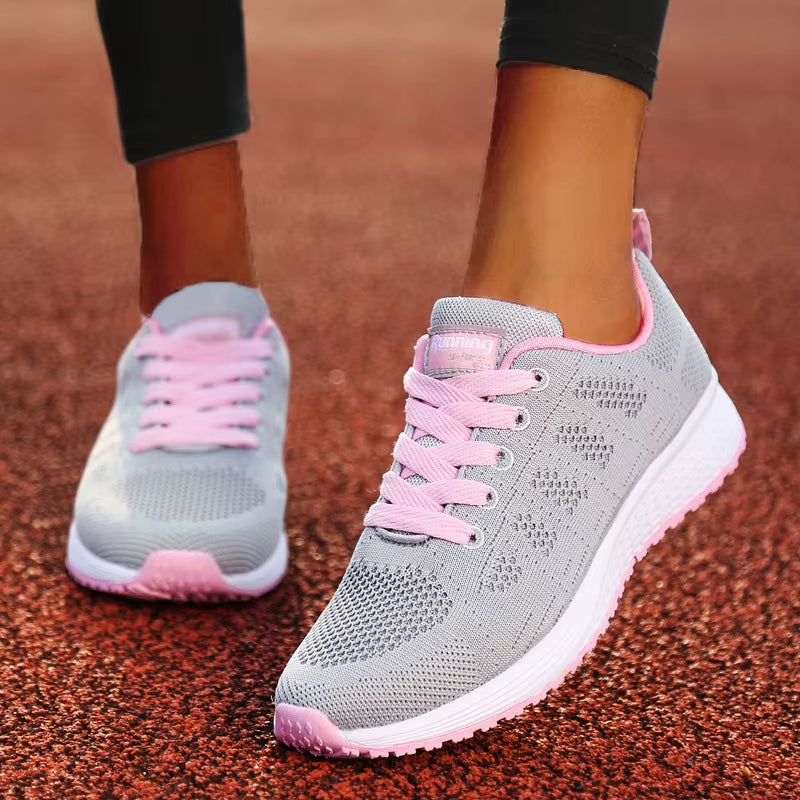 Tênis Feminino Casual Air Mesh Respirável